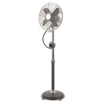 Eurolamp 147-28251 Γκρι Ανεμιστήρας Ορθοστάτης 2 Σε 1 35W 34cm 