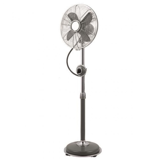 Eurolamp 147-28251 Γκρι Ανεμιστήρας Ορθοστάτης 2 Σε 1 35W 34cm 