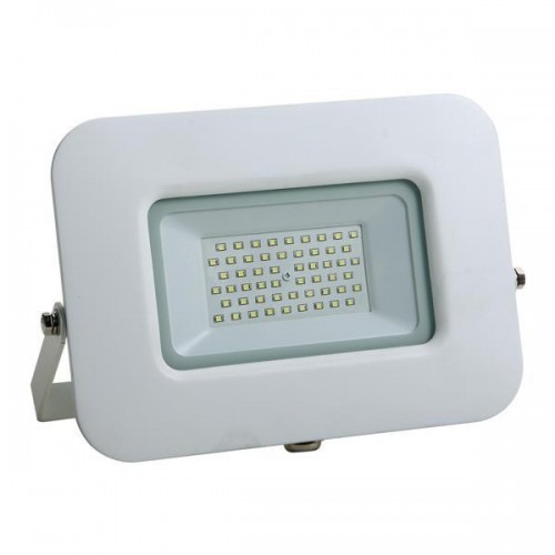 Eurolamp 147-69329 Λευκός LED Προβολέας 50W SMD Με Βάση 360° IP65 4000K ***