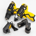 Bormann BCD2050 Σετ Κρουστικό Δραπανοκατσάβιδο & Παλμικό Κατσαβίδι 12V με 2 Μπαταρίες 1Ah *