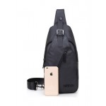 Arctic Hunter XB13006-BK τσάντα Crossbody, αδιάβροχη, μαύρη 