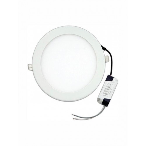 Eurolamp 145-68011 Στρογγυλό Χωνευτό LED Panel Ισχύος 20W με Φυσικό Λευκό Φως 22.5x22.5εκ. ***