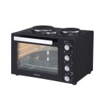 Primo PREO-40253 50L Μαύρο Φουρνάκι με 3 Εστίες και Αέρα 