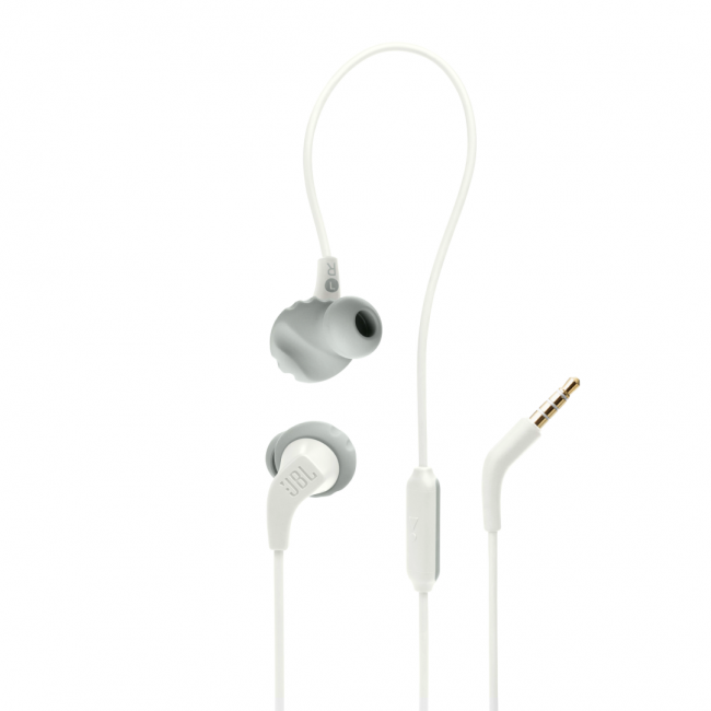 JBL Endurance Run 2 Λευκό In-ear Handsfree με Βύσμα 3.5mm *