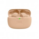JBL Wave Beam Μπεζ In-ear Bluetooth Handsfree Ακουστικά με Θήκη Φόρτισης 