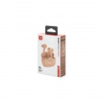 JBL Wave Beam Μπεζ In-ear Bluetooth Handsfree Ακουστικά με Θήκη Φόρτισης 