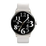 Haylou Solar Lite 46mm Ασημί Smartwatch με Παλμογράφο