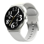 Haylou Solar Lite 46mm Ασημί Smartwatch με Παλμογράφο