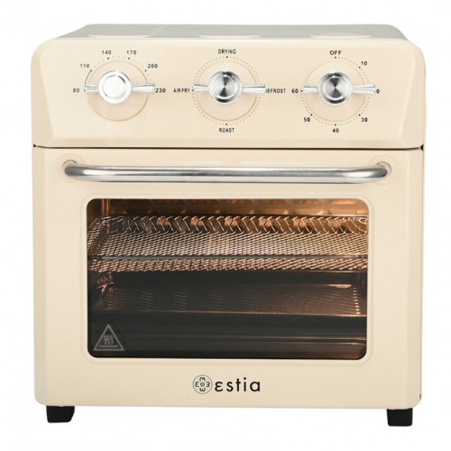 Estia 06-23706 Φριτέζα Αέρος - Φουρνάκι Epoque 1400W 12lt Με 4 Επιλογές Ψησίματος Ivory*