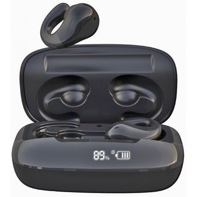 XO X9 Μαύρα In-ear Bluetooth Handsfree Ακουστικά με Θήκη Φόρτισης