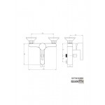 Bormann Lite BTW3380 Ασημί 049678 Αναμεικτική Μπαταρία Μπανιέρας *