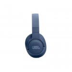 JBL Tune 720BT Μπλε Ασύρματα/Ενσύρματα Over Ear Ακουστικά με 76 ώρες Λειτουργίας (JBLT720BTBLU) *
