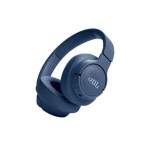 JBL Tune 720BT Μπλε Ασύρματα/Ενσύρματα Over Ear Ακουστικά με 76 ώρες Λειτουργίας (JBLT720BTBLU) *