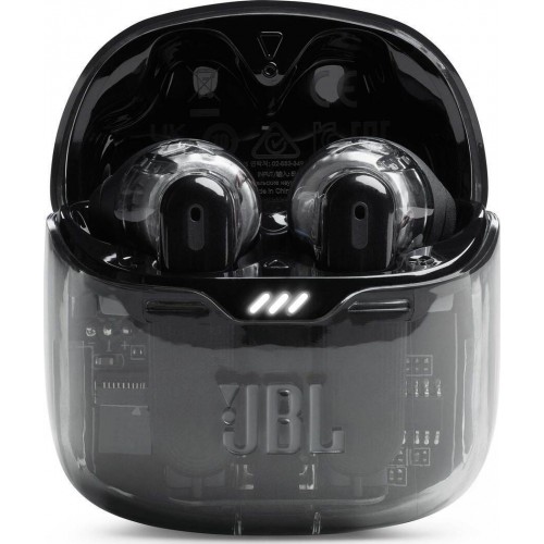 JBL Tune Flex Ghost Black True Wireless Ear-Buds Headphones NC Touch  JBLTFLEXGBLK *