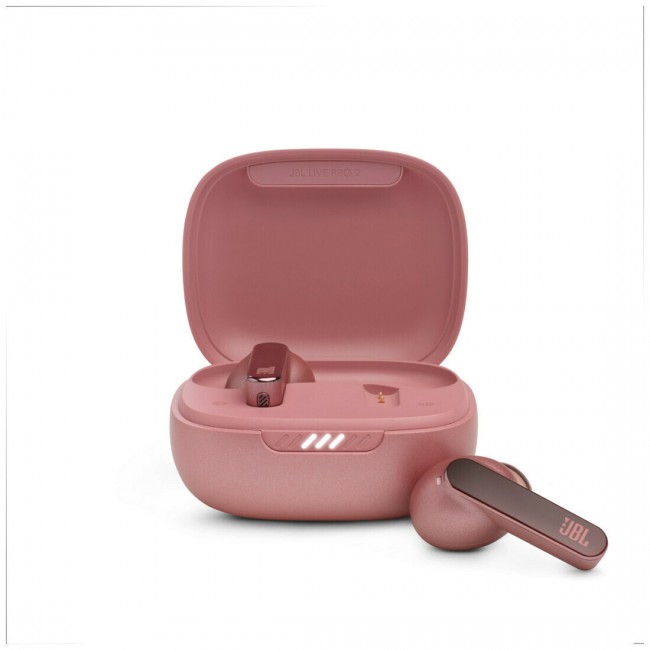 JBL Live Pro 2 TWS Rose In-ear Bluetooth Handsfree Ακουστικά με Αντοχή στον Ιδρώτα και Θήκη Φόρτισης 