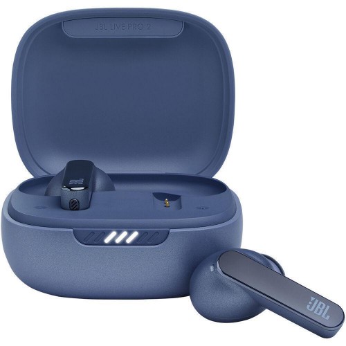 JBL Live Pro 2 TWS Μπλε In-ear Bluetooth Handsfree Ακουστικά με Αντοχή στον Ιδρώτα και Θήκη Φόρτισης *