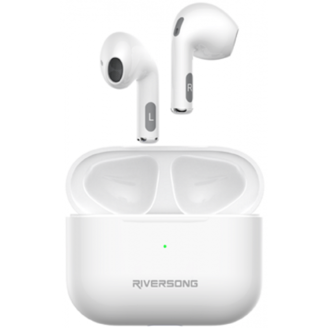 Riversong True Wireless Earbuds EA208W White Air Mini Pro Ασύρματα Ακουστικά Bluetooth