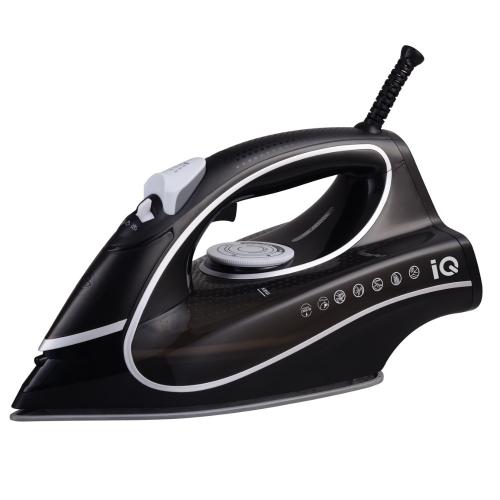 IQ EI-863 Μαύρο Σίδερο Ατμού 3100W Με Κεραμική Πλάκα 