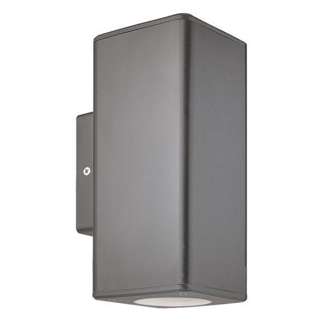 Eurolamp 145-82007 Γκρι Στεγανό Επιτοίχιο Σποτ Εξωτερικού Χώρου GU10 ***
