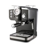 IQ CM-175 Μαύρη Μηχανή Espresso 1100W Πίεσης 20bar 