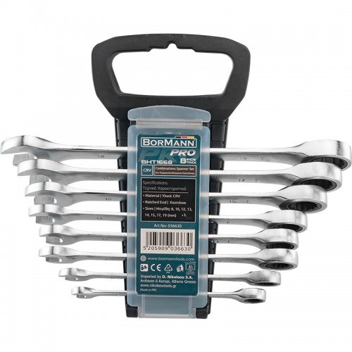 Bormann Pro BHT1668 Σετ Γερμανοπολύγωνα 8mm Έως 19mm 8τμχ  