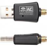 POWERTECH PT-1042  ασύρματος USB αντάπτορας δικτύου 600Mbps, 2.4/5GHz