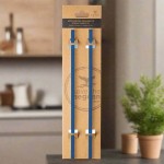 Estia 01-32838 Straw Tumbler XL Καλαμάκι για Θερμός 1200ml από Πλαστικό Denim Blue 2τμχ Μπλε *