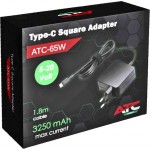 ATC USB-C Universal Φορτιστής Laptop 65W 1.8A με Αντάπτορα Τροφοδοσίας (05.007.0059) * ATC USB-C Universal Φορτιστής Laptop 65W 1.8A με Αντάπτορα Τροφοδοσίας (05.007.0059) *