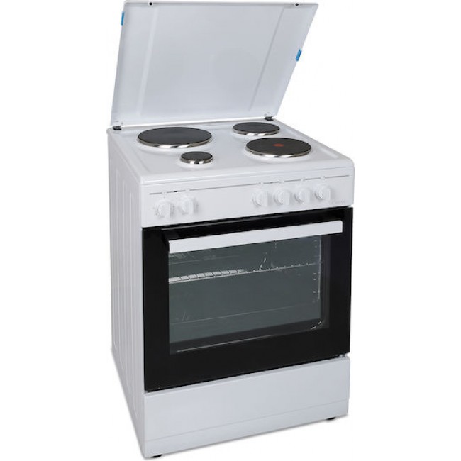 Carad ETW70090 Κουζίνα 60lt με Εμαγιέ Εστίες Π60εκ. Λευκή *
