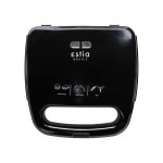 Estia Black Plus 06-10027 Μαύρη Τοστιέρα για 2 Τοστ 750W ** Estia Black Plus 06-10027 Μαύρη Τοστιέρα για 2 Τοστ 750W **