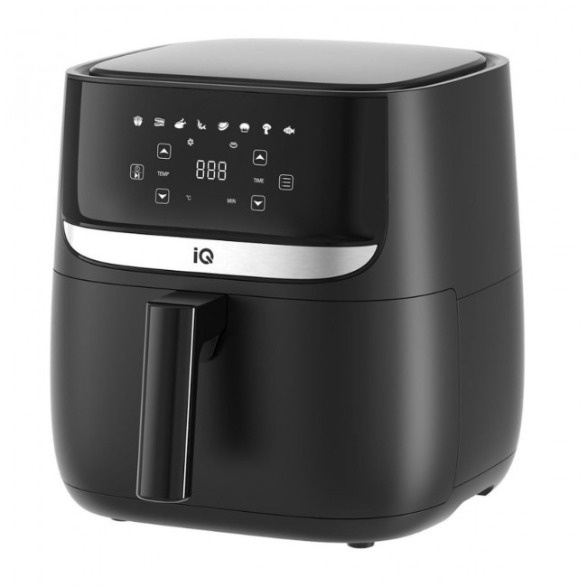 IQ AF-002 Μαύρη Φριτέζα Αέρος Με Αποσπώμενο Κάδο 5.7lt 