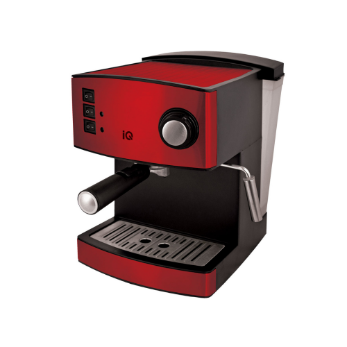 IQ CM-170R Κόκκινη Μηχανή Espresso 15 Bar 850W