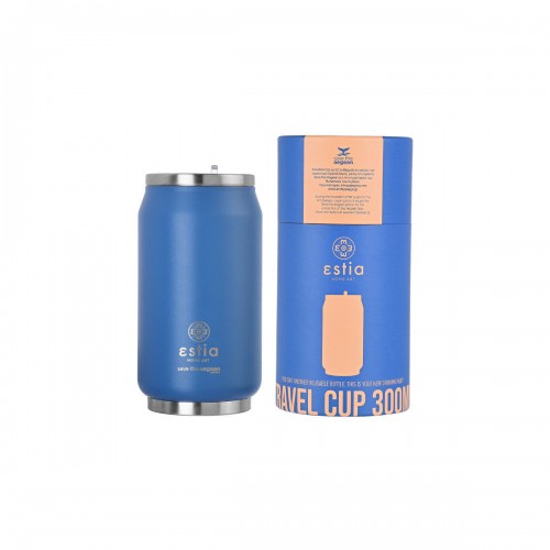 Estia 01-16838 Denim Blue Travel Cup Save The Aegean 300ml **