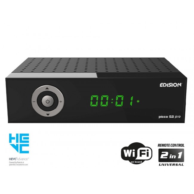 Edision Picco S2 Pro Δορυφορικός Δέκτης Full HD DVB-S/S2 Με Η265 HEVC Edision Picco S2 Pro Δορυφορικός Δέκτης Full HD DVB-S/S2 Με Η265 HEVC