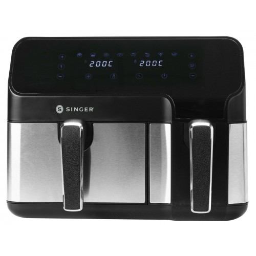 Singer AF-4630 Μαύρη Φριτέζα Αέρος με Αποσπώμενο Κάδο 8,6lt 