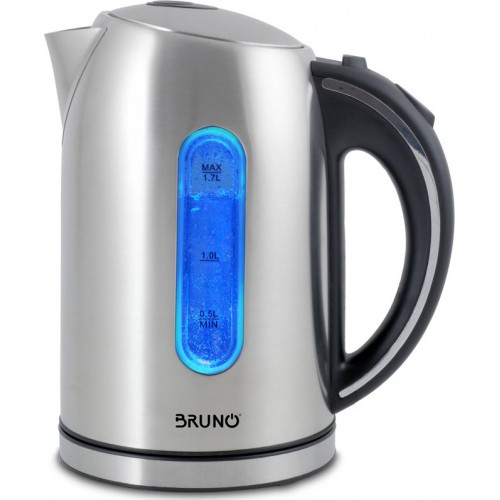 Bruno BRN-0028 Inox LED Βραστήρας 1.7lt 2200W 