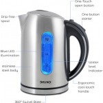 Bruno BRN-0028 Inox LED Βραστήρας 1.7lt 2200W 
