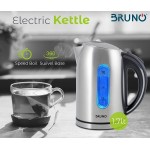 Bruno BRN-0028 Inox LED Βραστήρας 1.7lt 2200W 