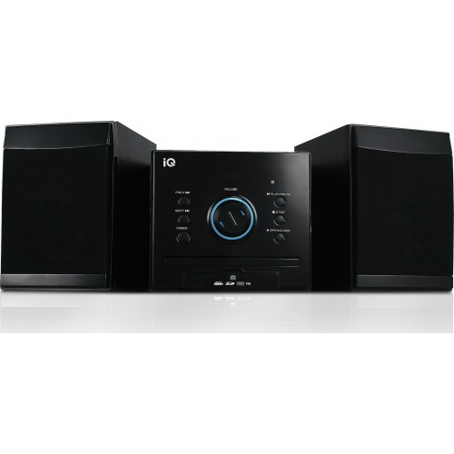 IQ CD-312 Μαύρο Ηχοσύστημα 2.0  20W με CD / Digital Media Player και Bluetooth 