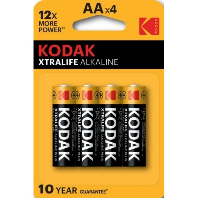 Kodak Xtralife Αλκαλικές Μπαταρίες AA 1.5V 4τμχ