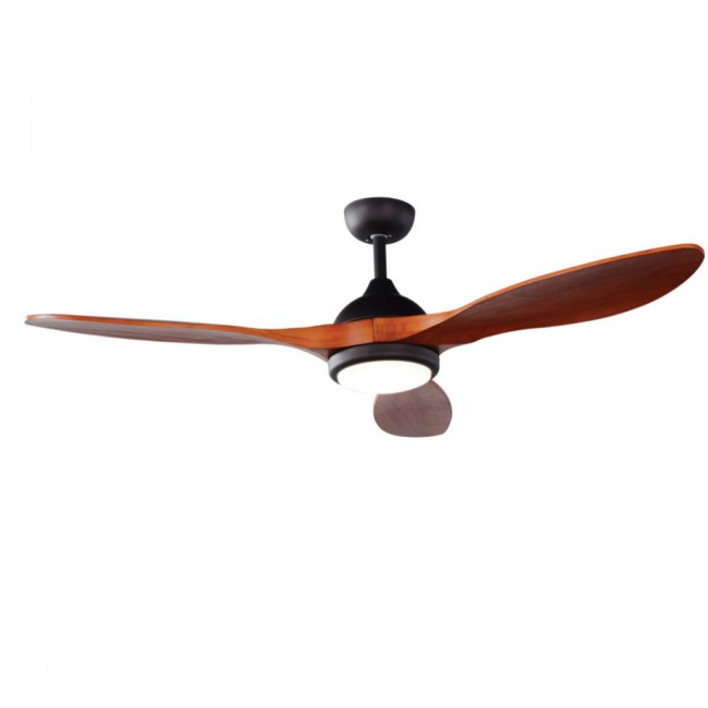IQ CF-5415 Μαύρος Ανεμιστήρας Οροφής 138cm με Φως και Τηλεχειριστήριο 