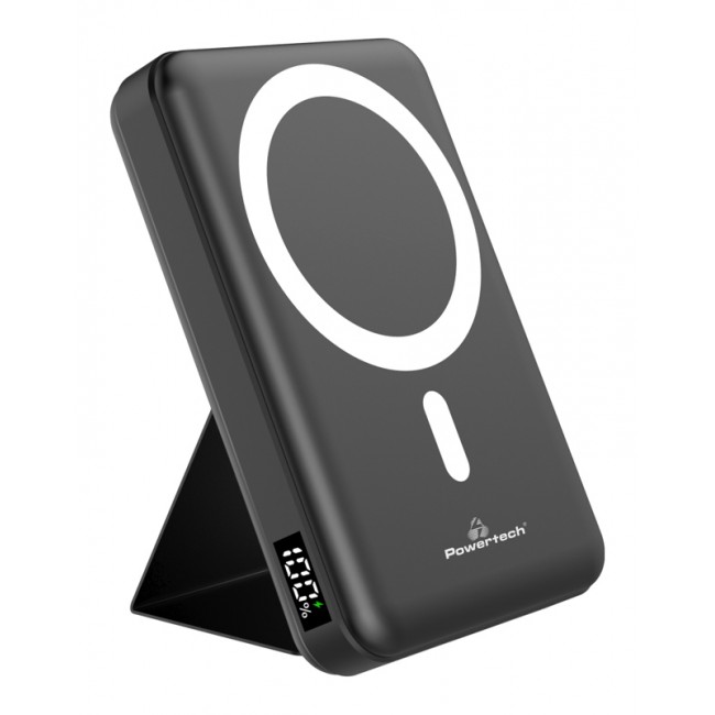 Powertech PT-1136 Μαύρο MagSafe Power Bank 10000mAh 22.5W με Θύρα USB-A και Θύρα USB-C* Powertech PT-1136 Μαύρο MagSafe Power Bank 10000mAh 22.5W με Θύρα USB-A και Θύρα USB-C*