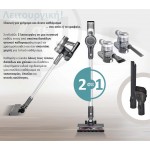 Bruno BRN-0160 Ασημί Επαναφορτιζόμενη Σκούπα Stick & Χειρός 22.2V*