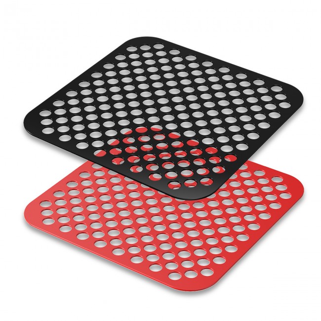 Rohnson AF03 Silicone Liner Επιφάνεια Σιλικόνης 20.5x20.5cm για Air Fryer (2τμχ)  