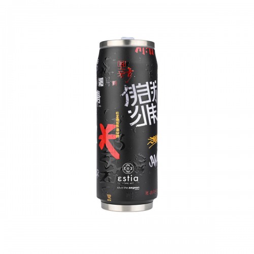 Estia 01-22648 TOKYO UNDERGROUND Ποτήρι Θερμός Ανοξείδωτο 500ml με Καλαμάκι*