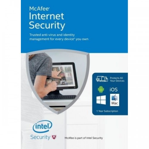 McAfee Internet Security 2021 για 1 Συσκευή και 1 Έτος Χρήσης card