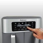 Rohnson R-2844 Γκρι Φριτέζα Αέρος με Διπλό Αποσπώμενο Κάδο 8.5lt