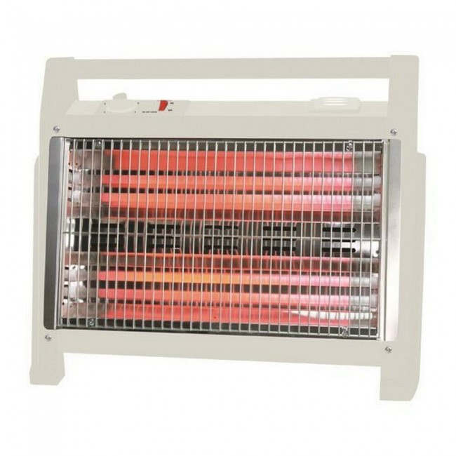 Eurolamp 147-29165 Λευκή  Σόμπα Χαλαζία 1600W *