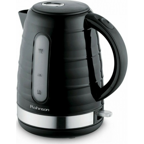 Rohnson R-7026 Μαύρος Βραστήρας 1.7lt 2200W ***