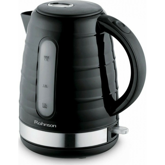 Rohnson R-7026 Μαύρος Βραστήρας 1.7lt 2200W ***